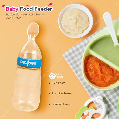Food Squeeze Feeder Anti-Colic & BPA Free with Spoon