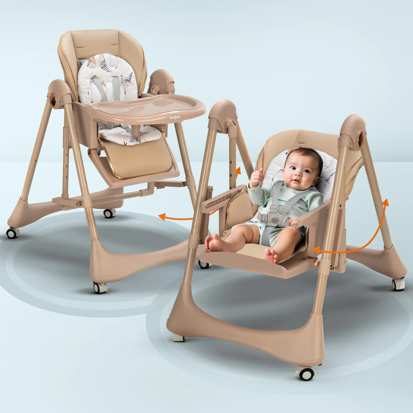 HIGH CHAIR  (BEIGE)