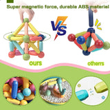 Magnetic Toys for Kids Balls and Stick Constructing Set of 42 Pcs.