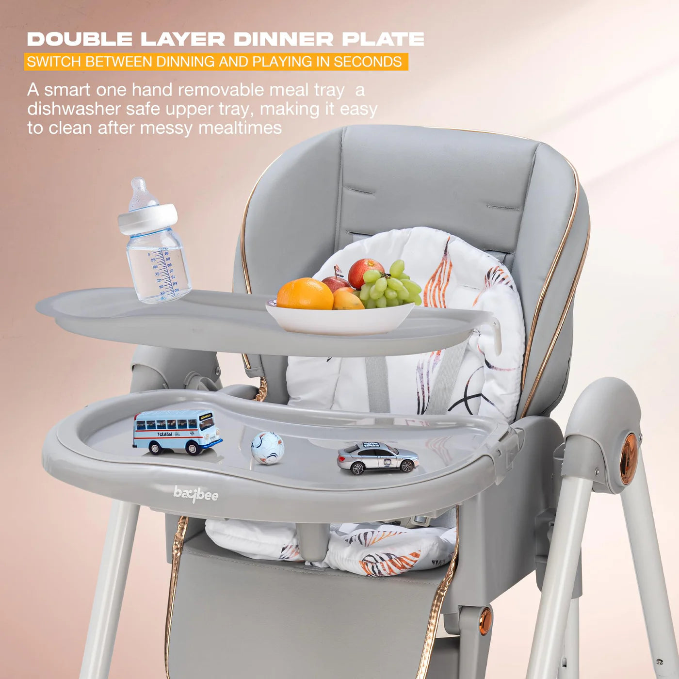 HIGH CHAIR  (GREY)