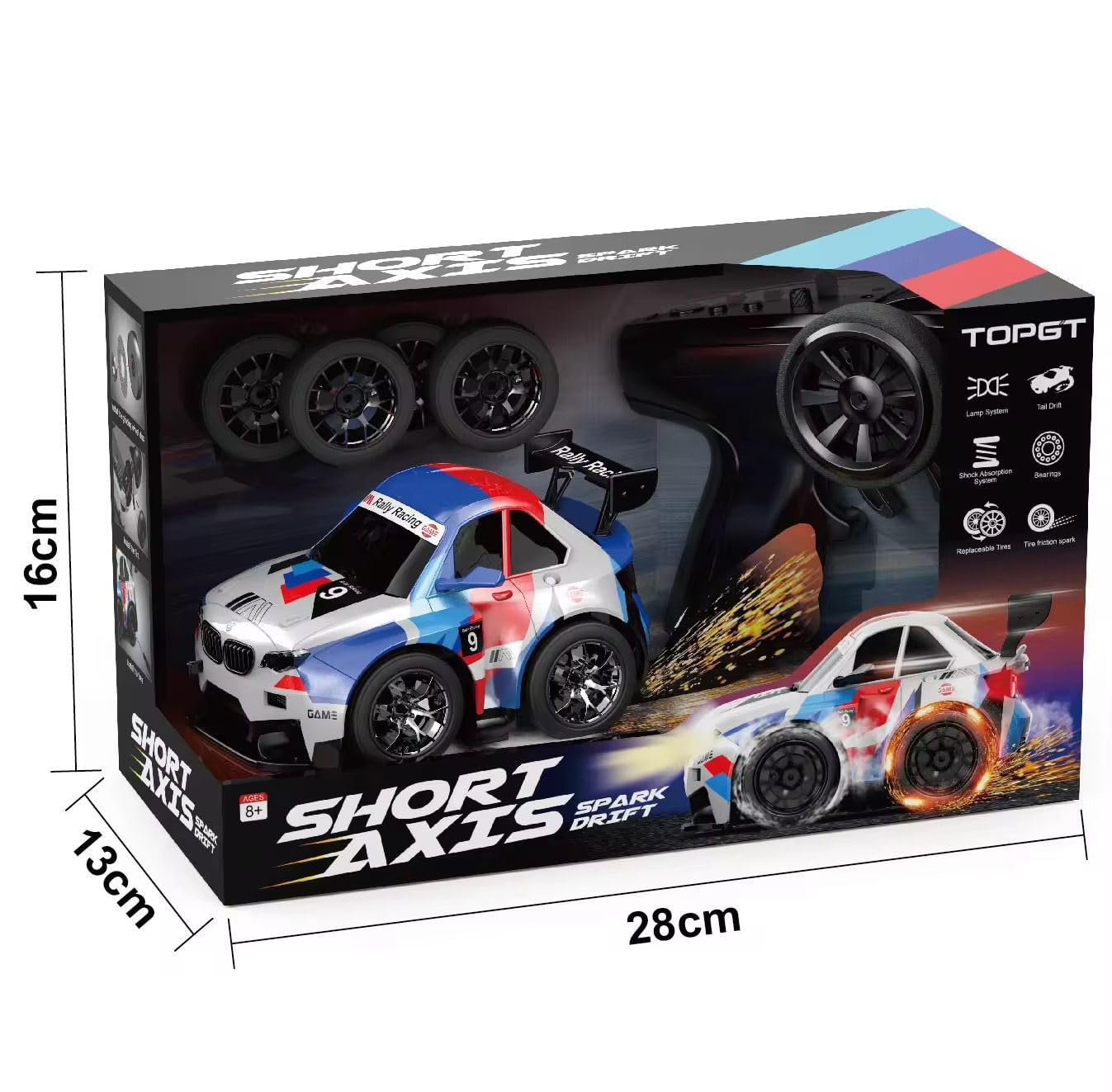RC Drift Car with Spark Effect