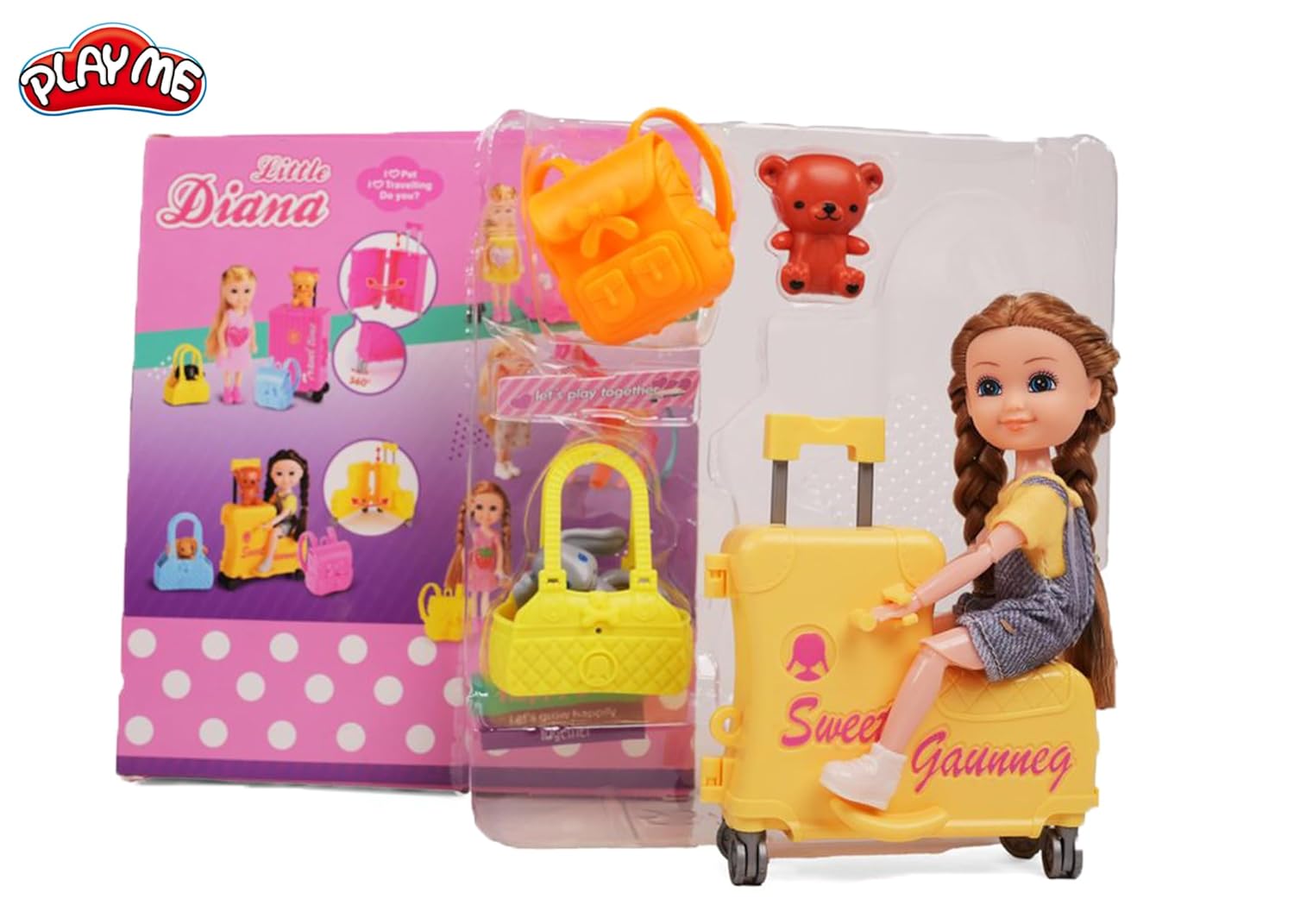 LAY ME Toys Diana Doll Set