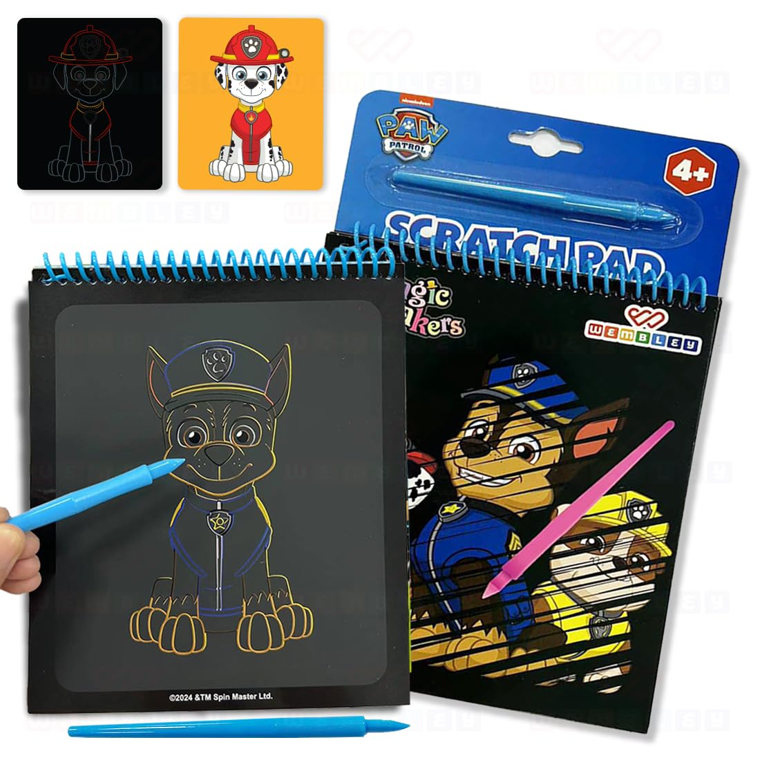 Paw Patrol Scratch Art Book