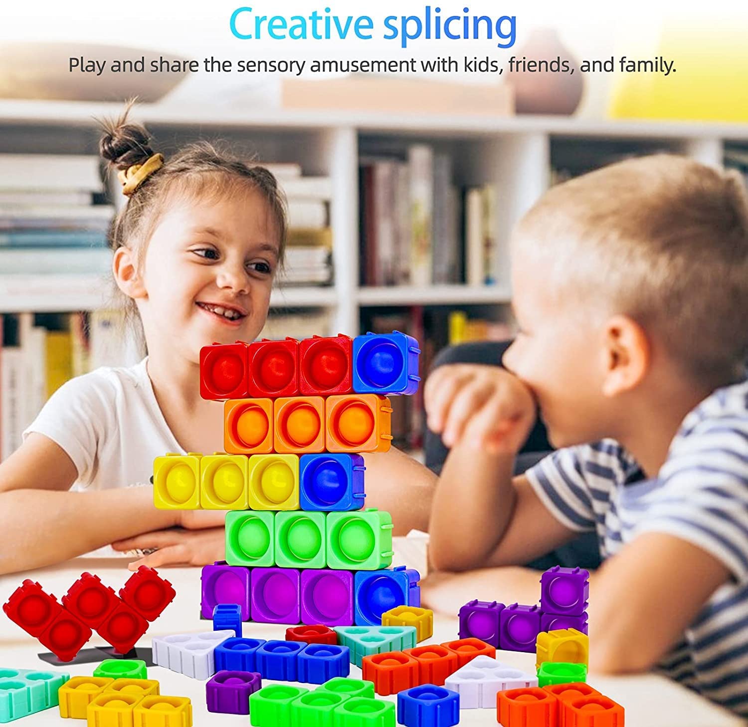 Pop It Puzzle Kids Toys for Gift | Big Size Pop It Puzzle