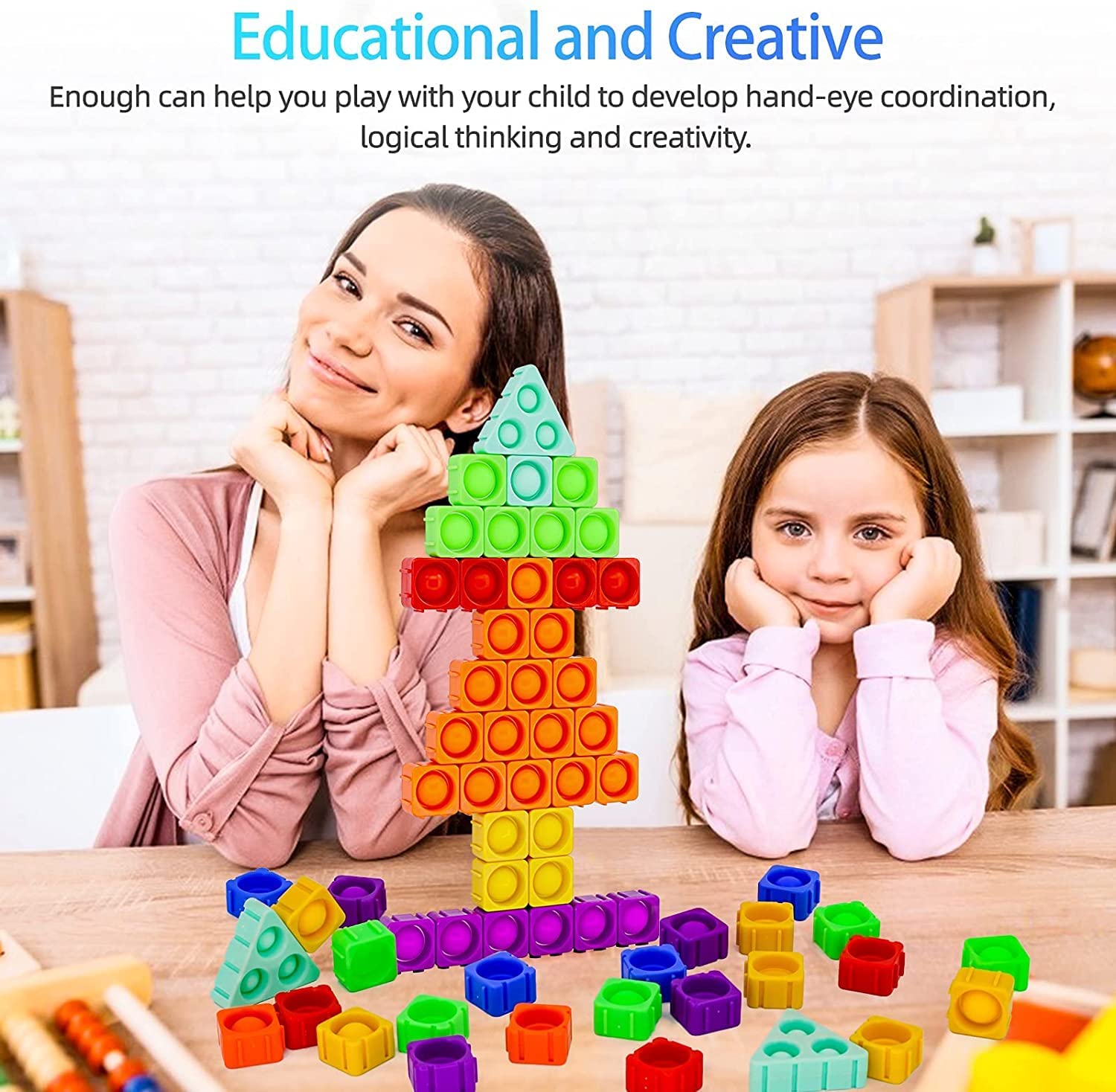 Pop It Puzzle Kids Toys for Gift | Big Size Pop It Puzzle