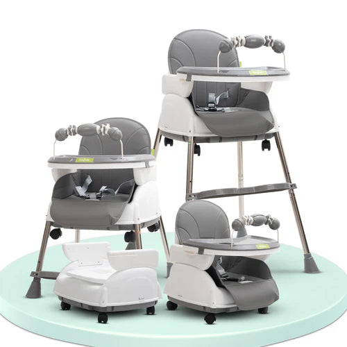 Baby High Chair Nora 4 in 1 Gray