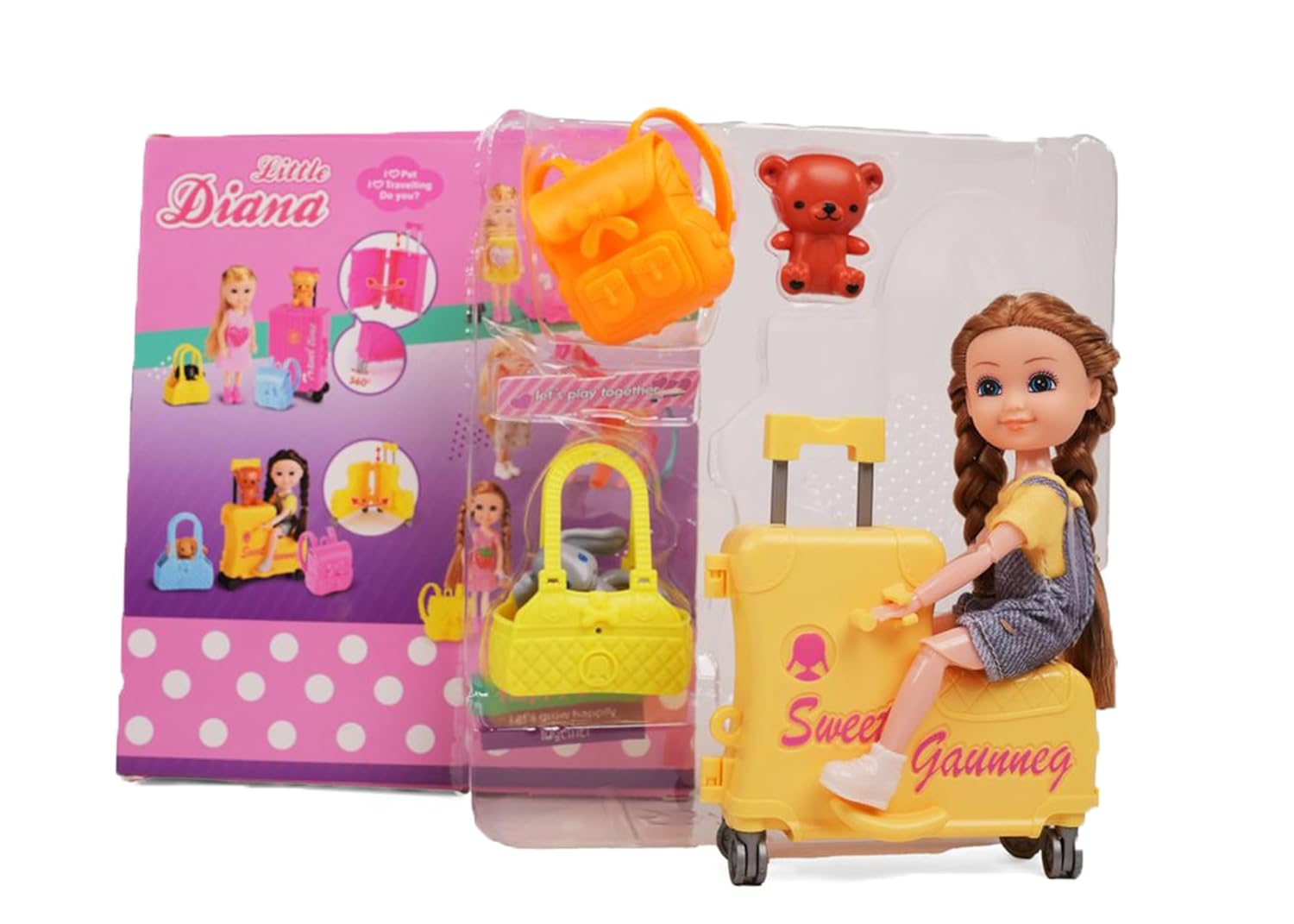 LAY ME Toys Diana Doll Set