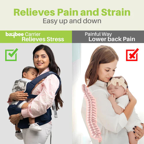 Ergonest Hip Seat Baby Carrier-BLUE