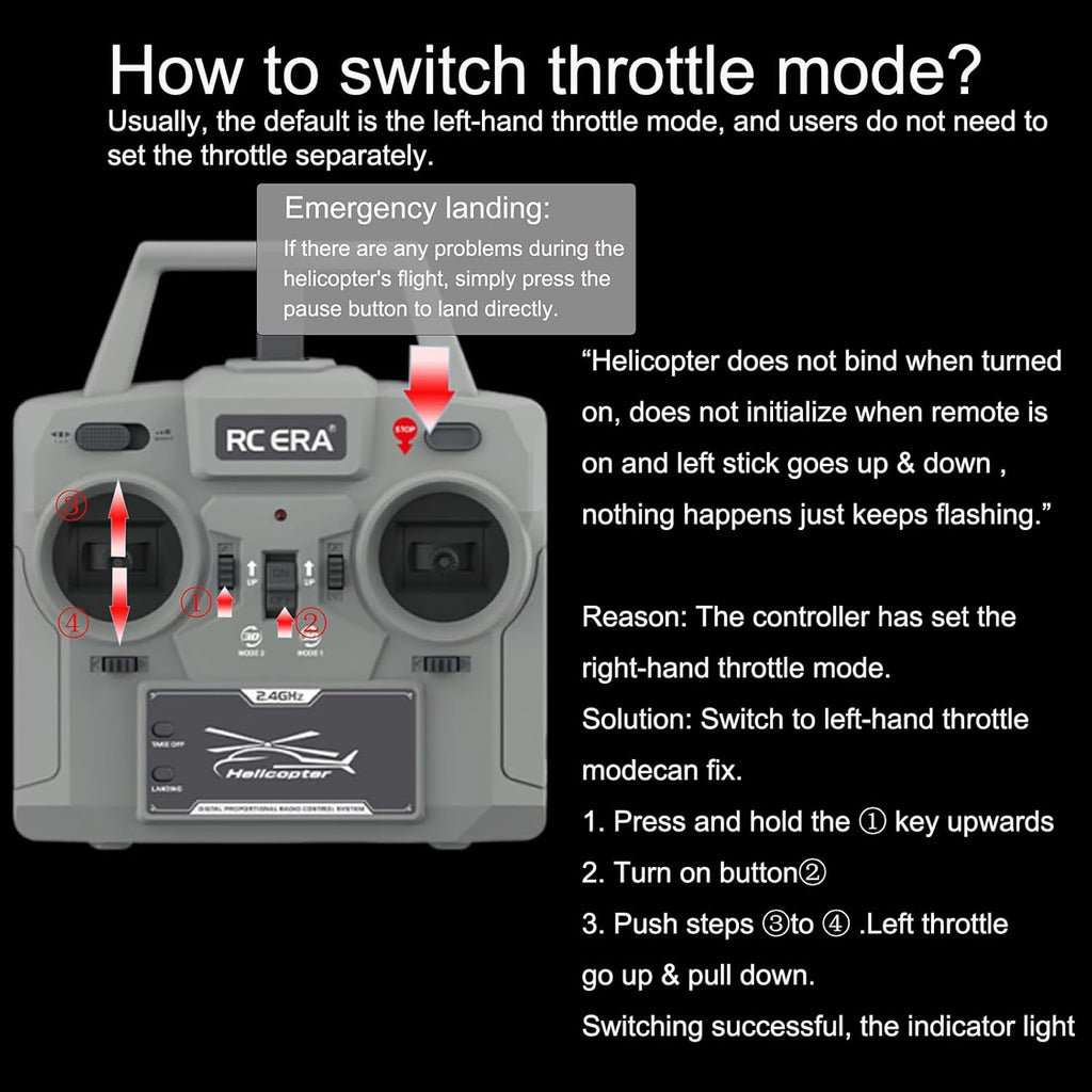 RC Helicopter Aircraft Heli Maintain Altitude with Fly Upside Down 3D Rolling