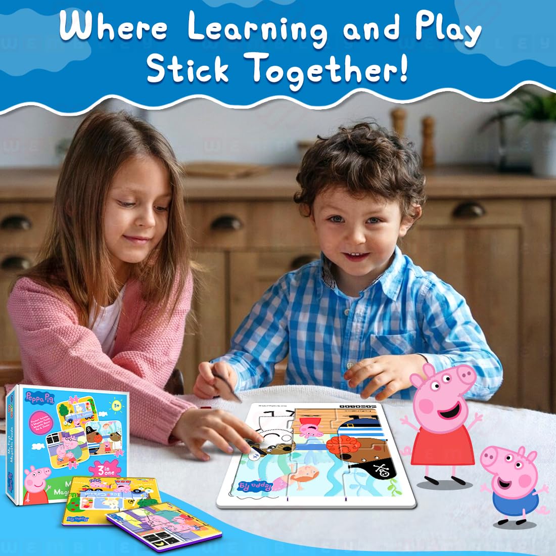 Peppa pig Jigsaw Magnetic Puzzle