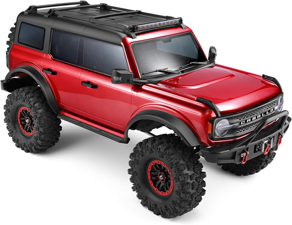 1:10 Scale  2.4G 4WD RC Rock Crawler Car With LED Light Vehicles Climbing Truck Brake