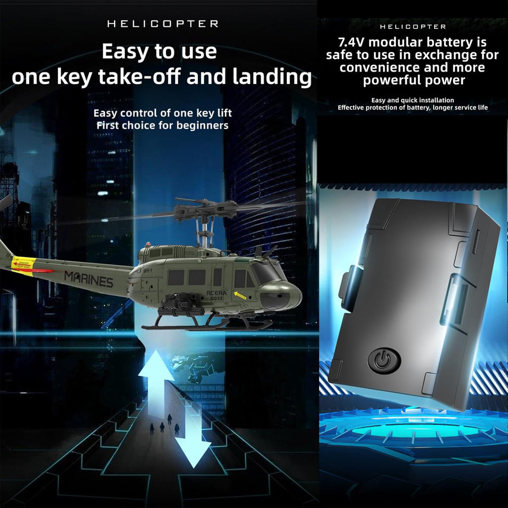 RC Helicopter Aircraft Heli Maintain Altitude with Fly Upside Down 3D Rolling