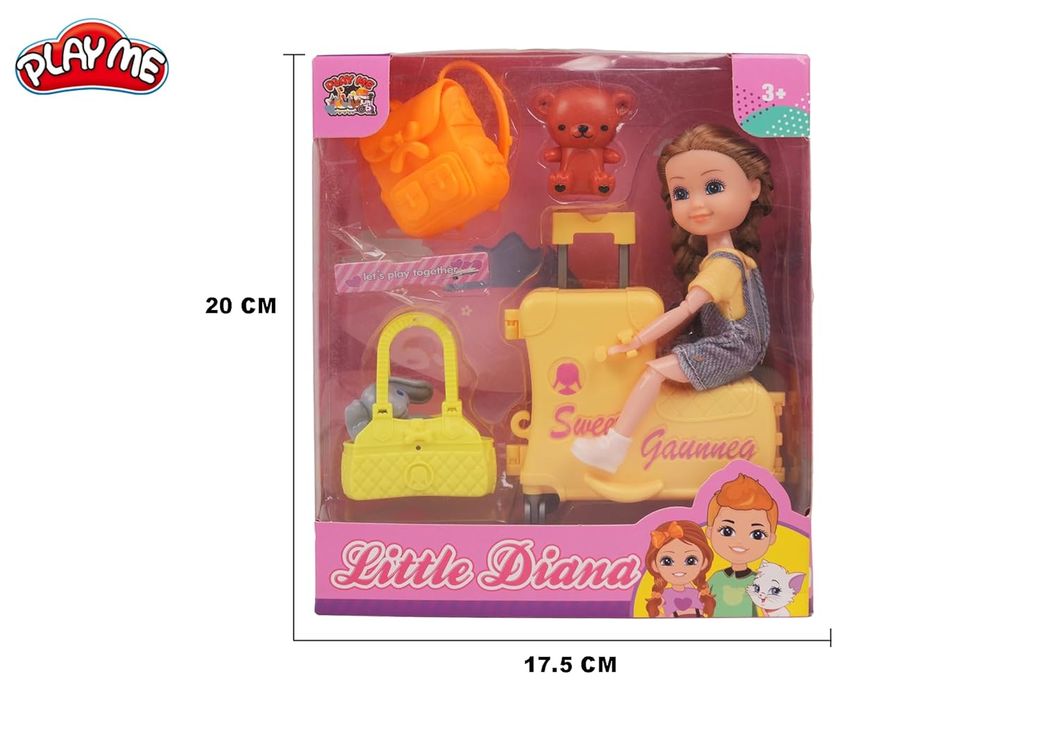 LAY ME Toys Diana Doll Set