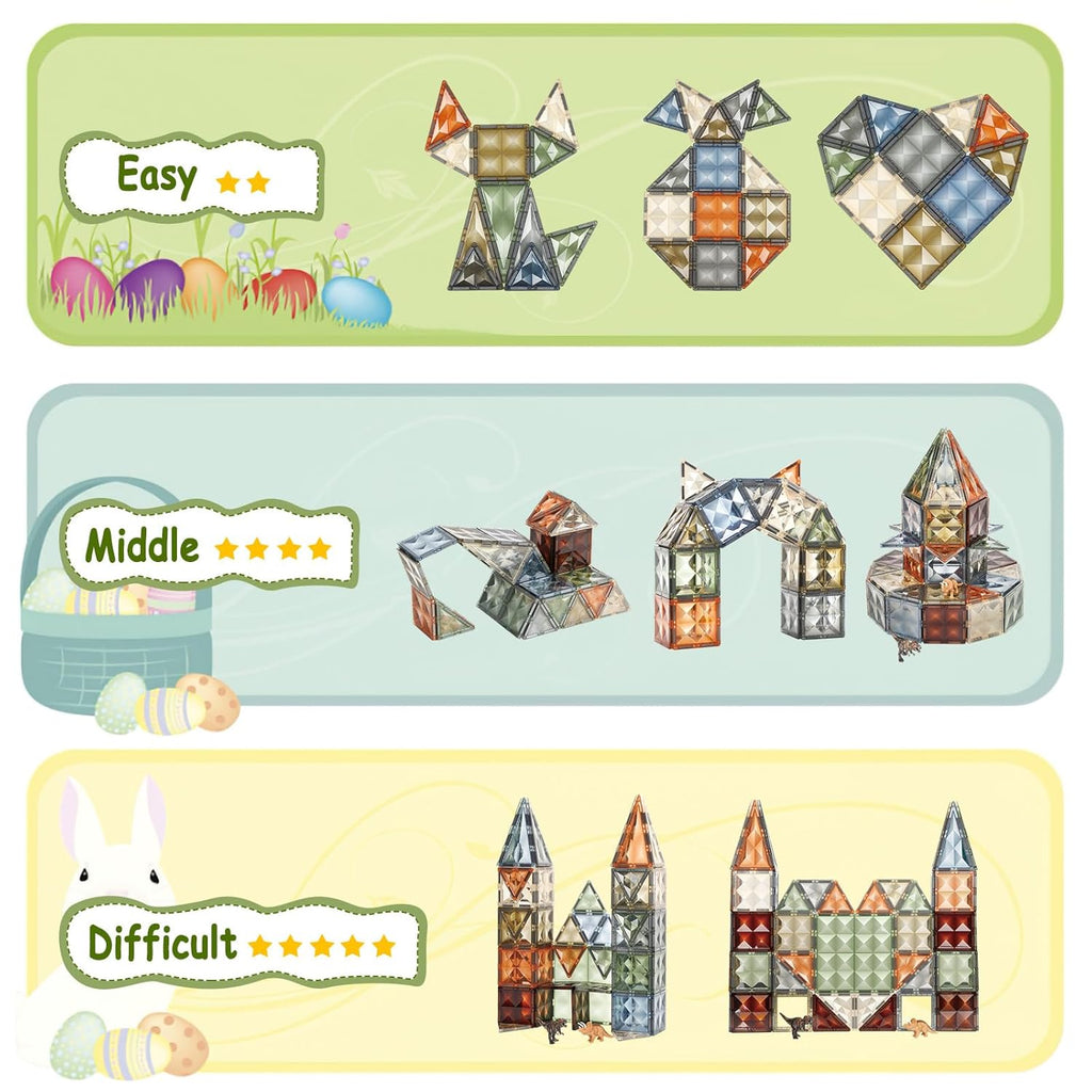 Magnetic Tiles Building Blocks(28 pcs)