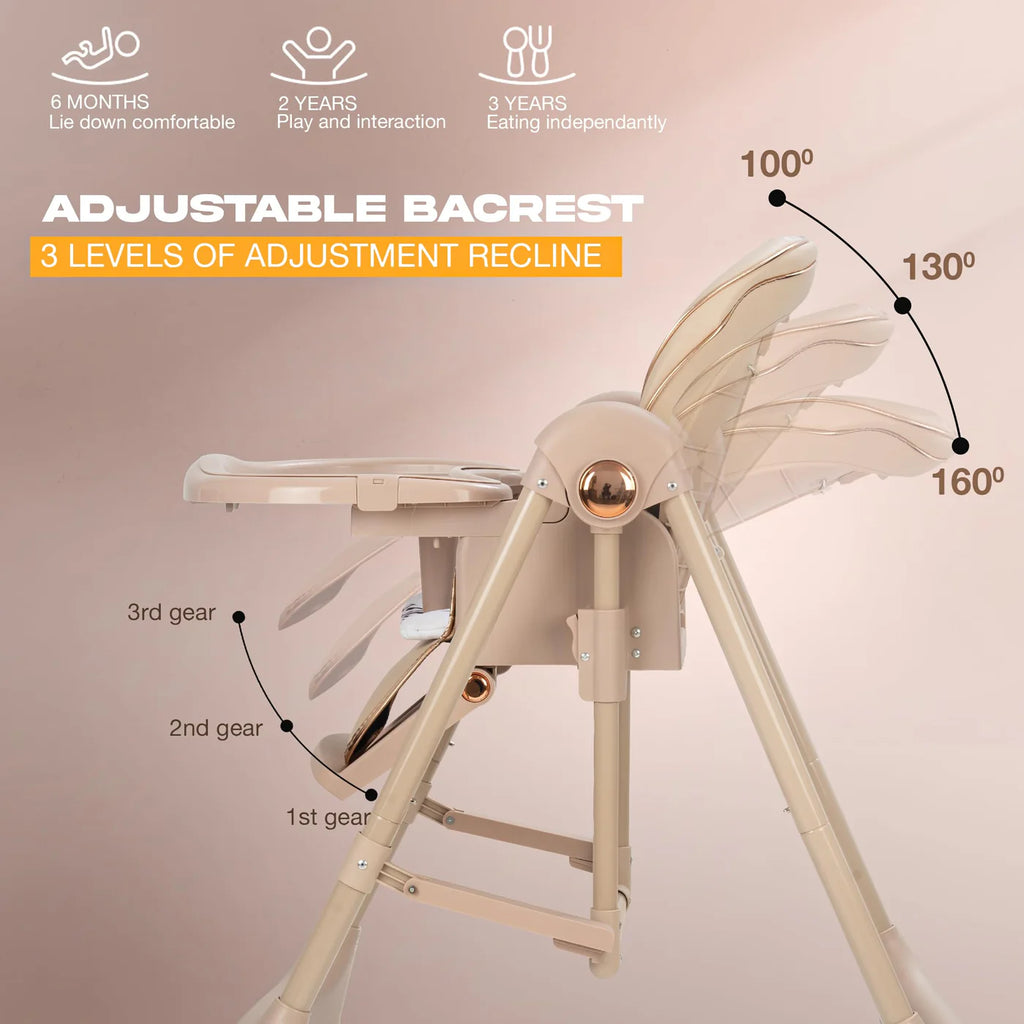 HIGH CHAIR  (BEIGE)