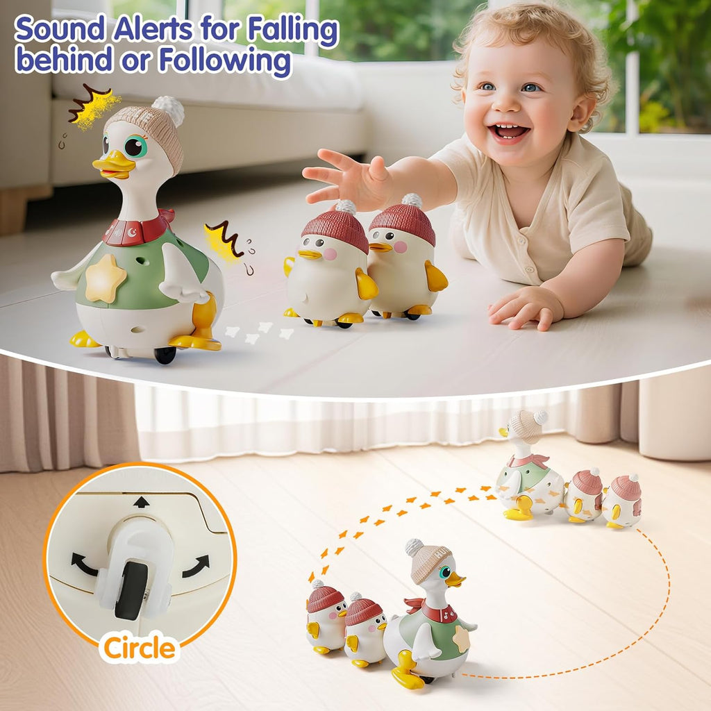 Waddling Duck Family