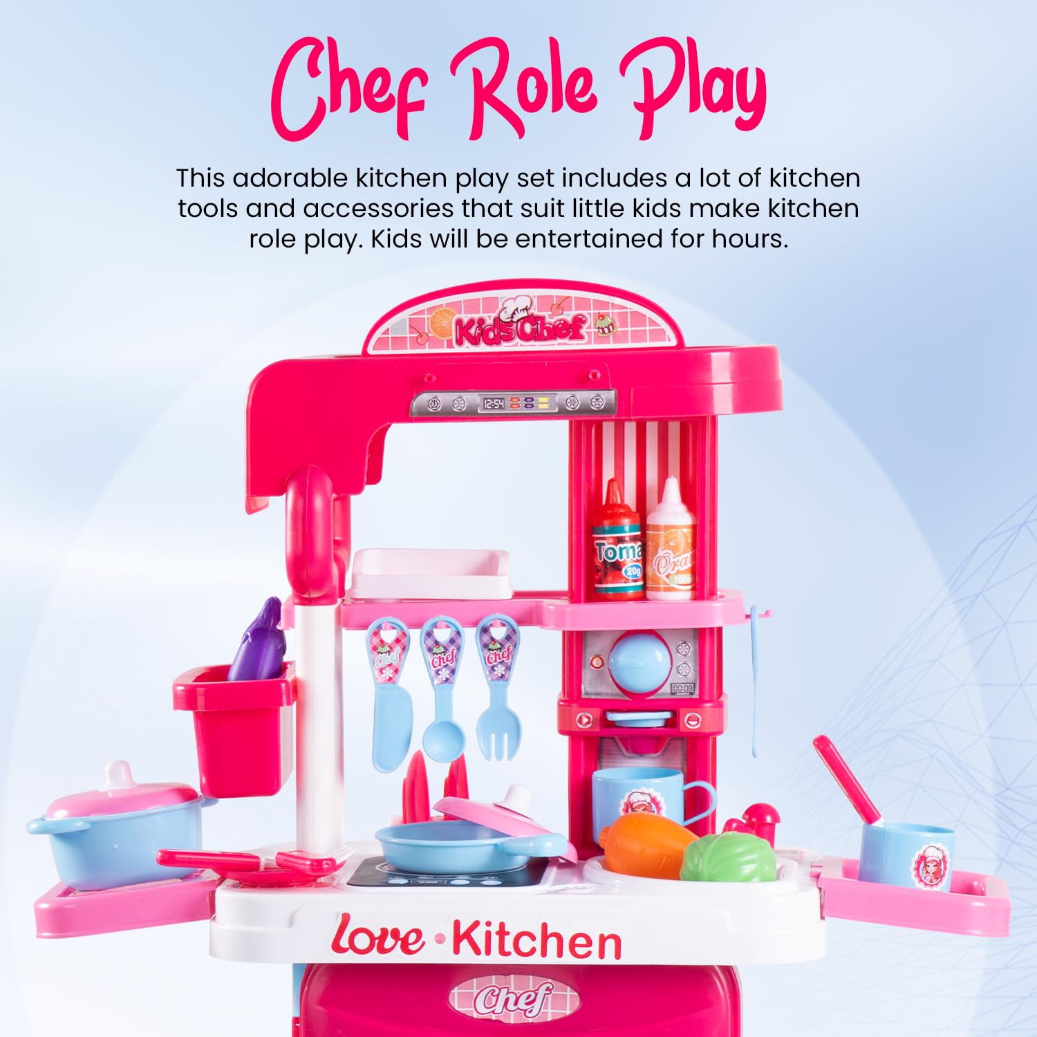 2 in 1 Pretend Play Kitchen Set