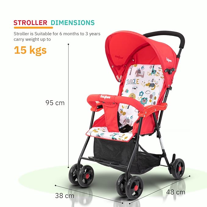 Baby Stroller 601 Red