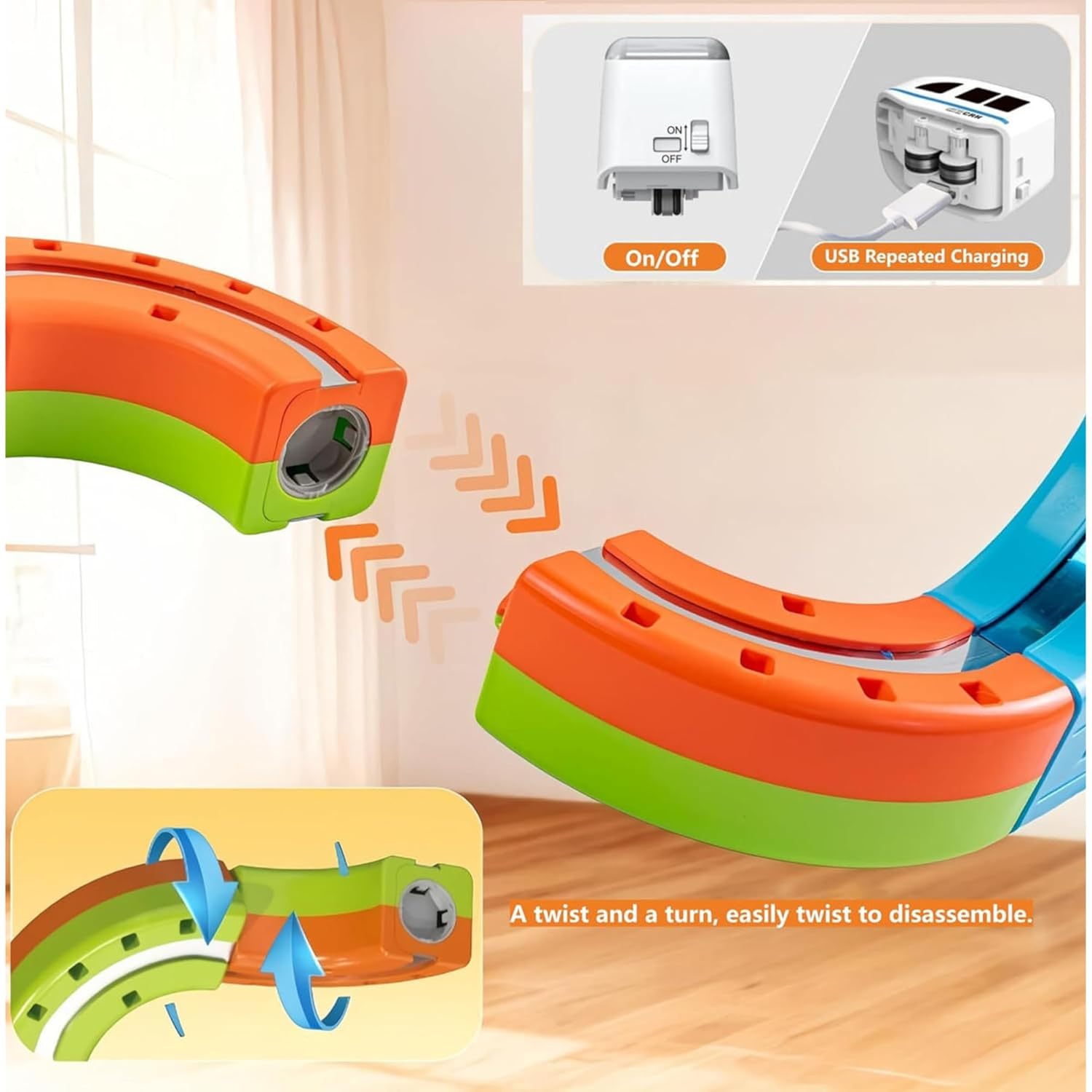 Magnetic Train Set for Kids – (56 Pcs)