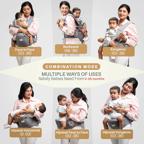 Ergonest Hip Seat Baby Carrier-GREY