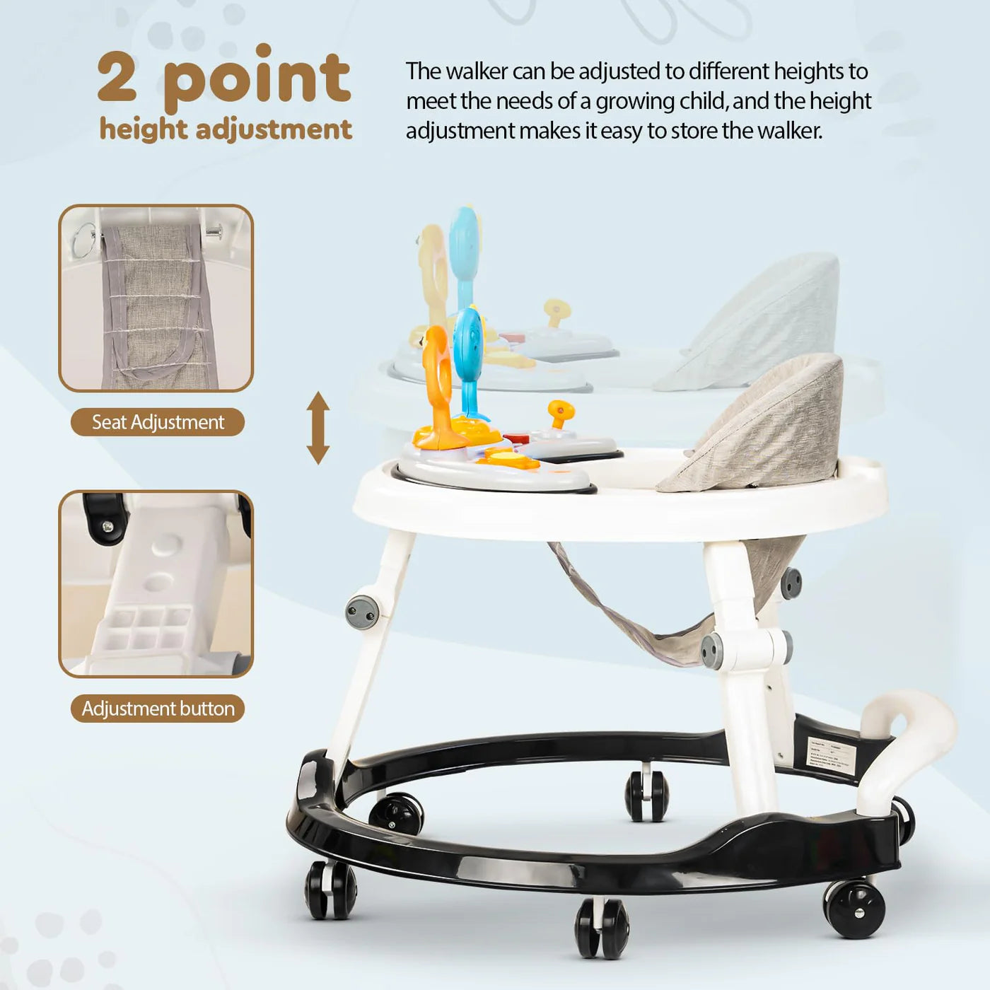 Elzo Baby Walker for Kids (MIXING)