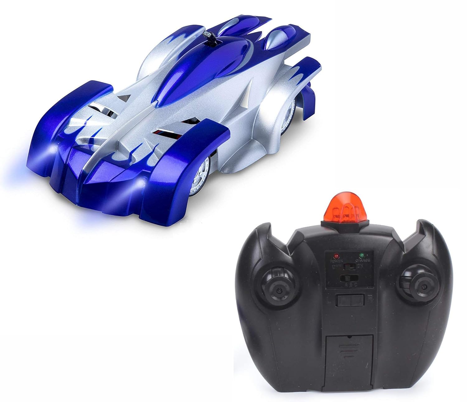 Wall Climbing Rechargeable RC Car- Blue