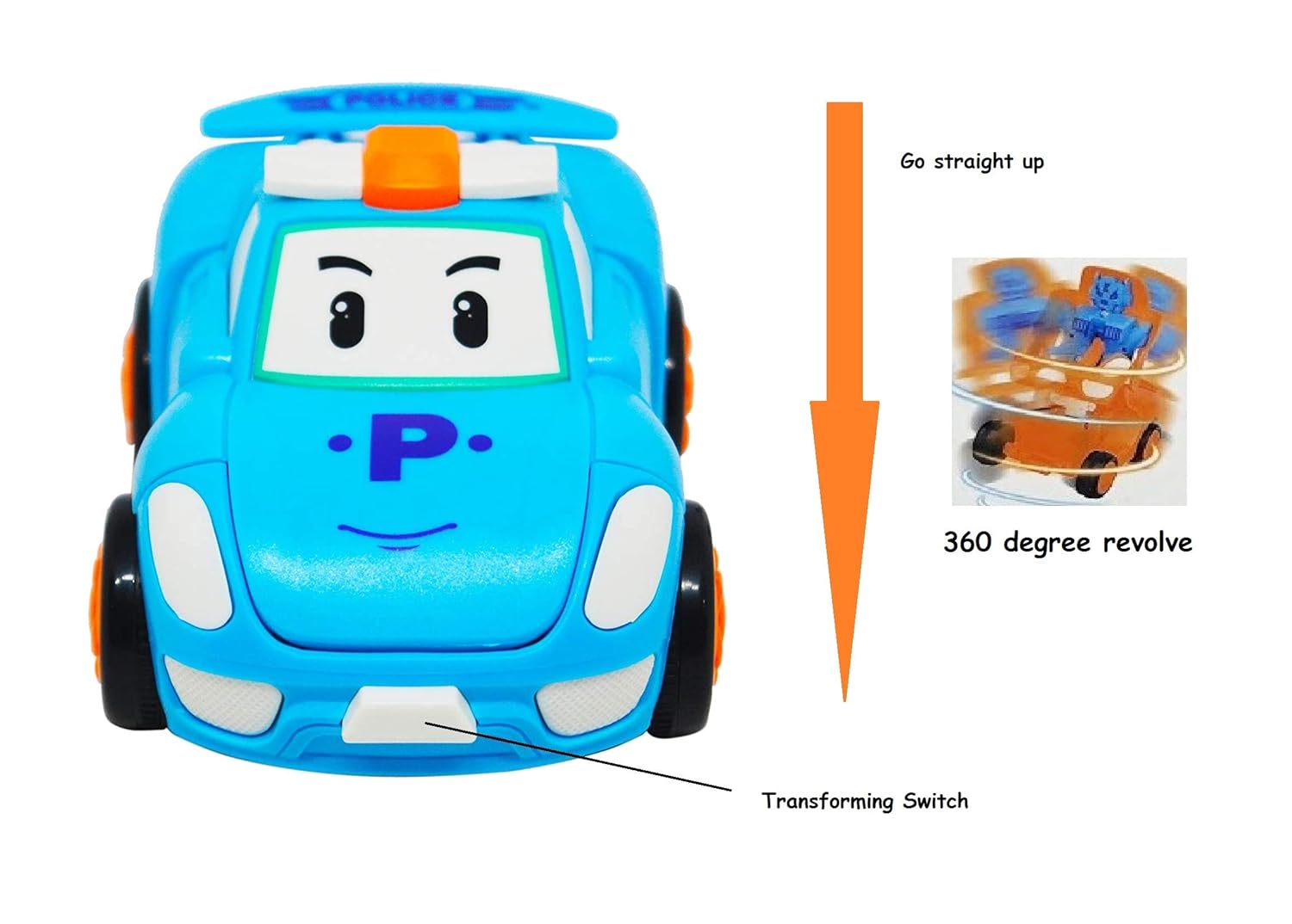 Robo Cartoon Toy Car