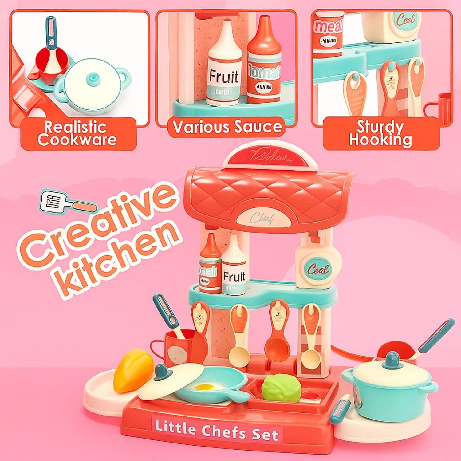 3 in 1 Kitchen Suitcase for Kids