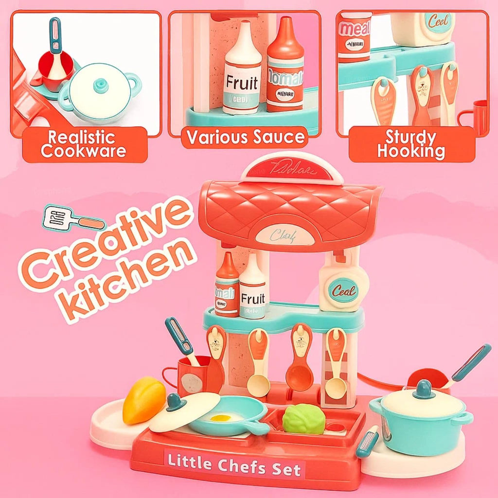 3 in 1 Kitchen Suitcase for Kids