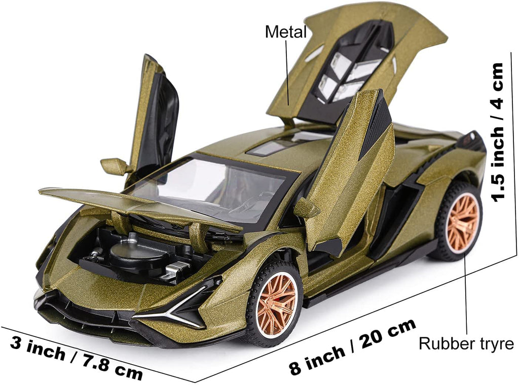 Metal Die Cast car [jj78] (Green)