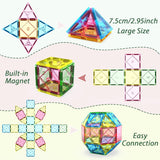 Magnetic Marble Run Blocks 45 Pcs