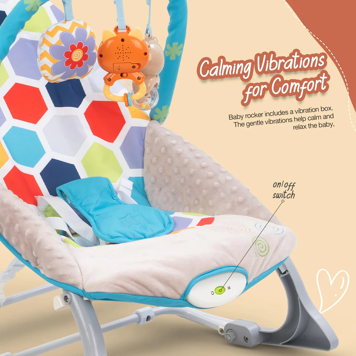 Bella Baby Rocker and Chair ( GREEN )