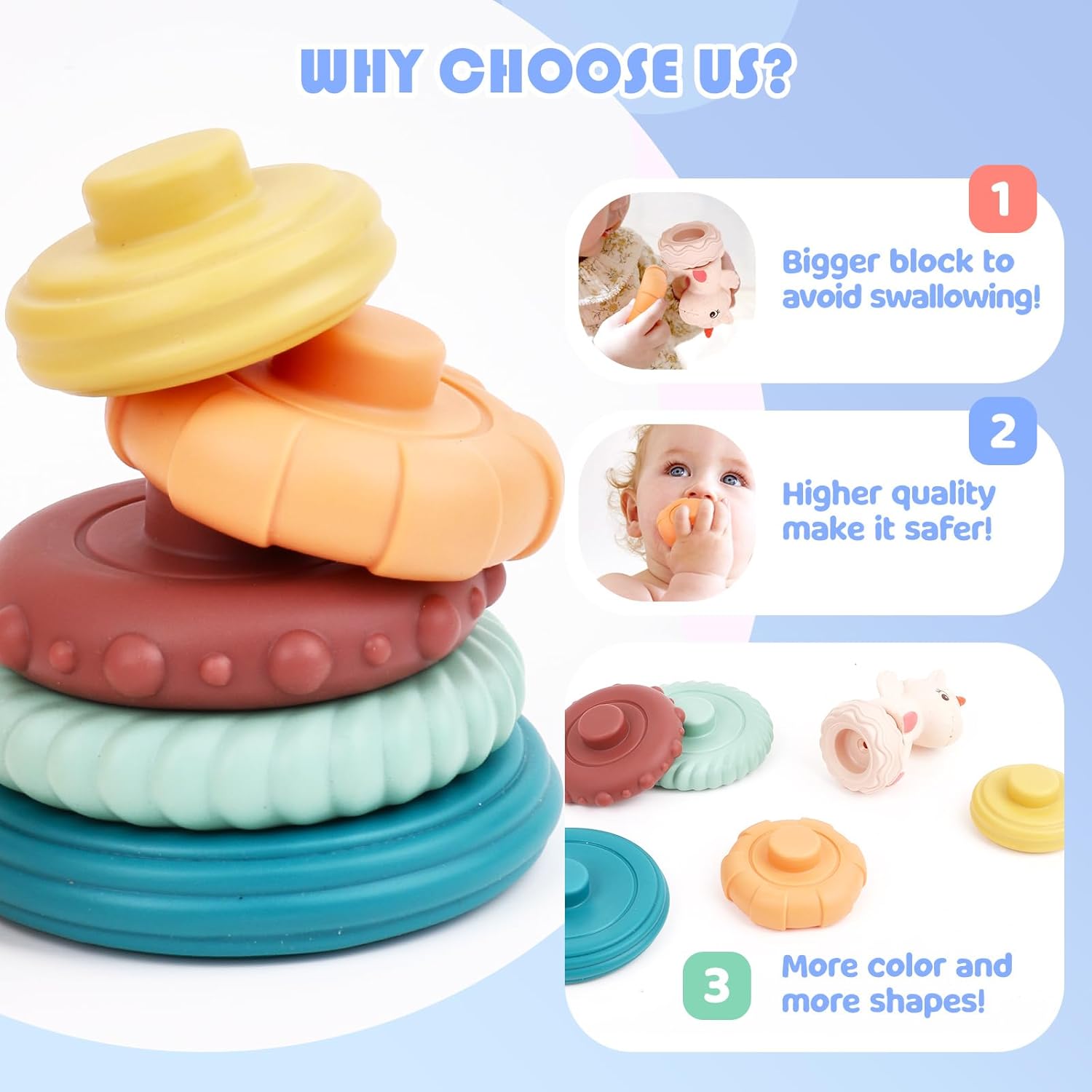Squeeze Teething Baby Toys