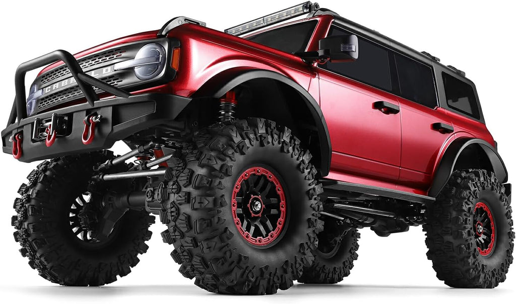1:10 Scale  2.4G 4WD RC Rock Crawler Car With LED Light Vehicles Climbing Truck Brake