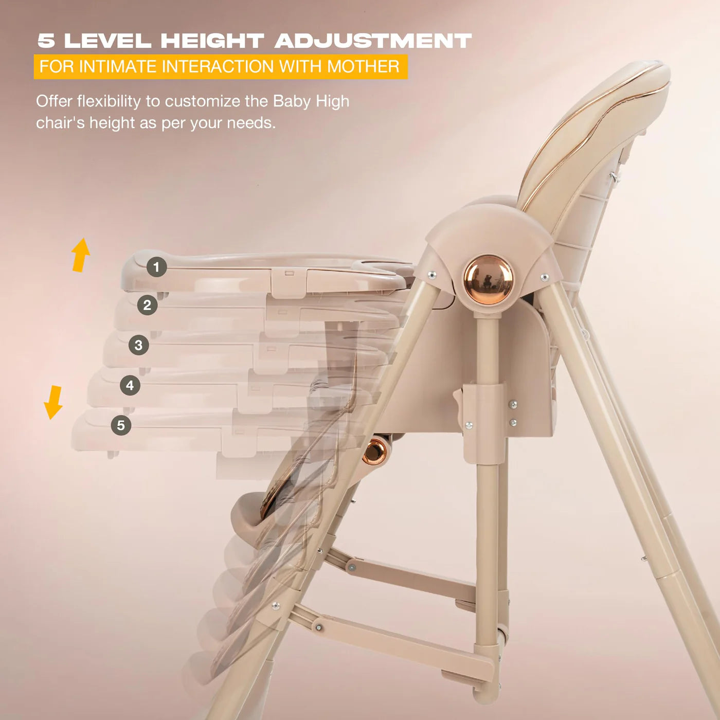 HIGH CHAIR  (BEIGE)