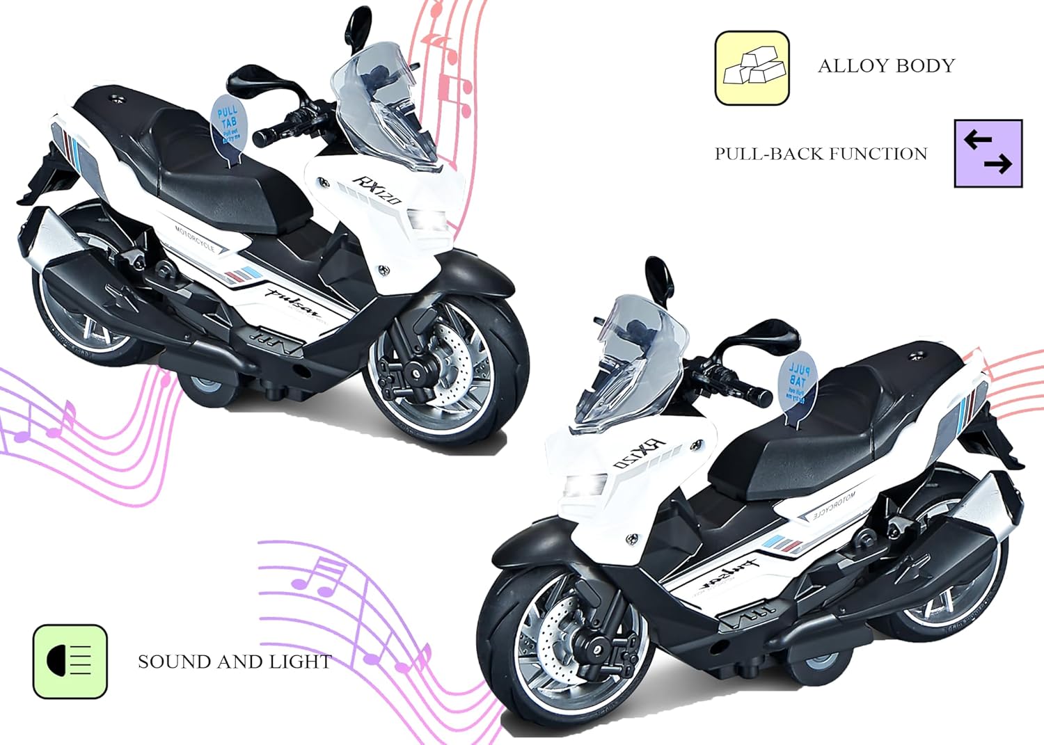 Diecast Motorcycle Toy