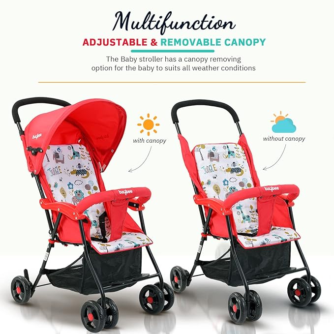 Baby Stroller 601 Red