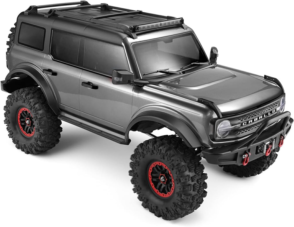 1:10 Scale  2.4G 4WD RC Rock Crawler Car With LED Light Vehicles Climbing Truck Brake