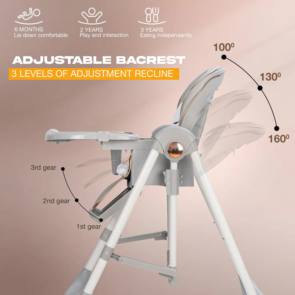 HIGH CHAIR  (GREY)