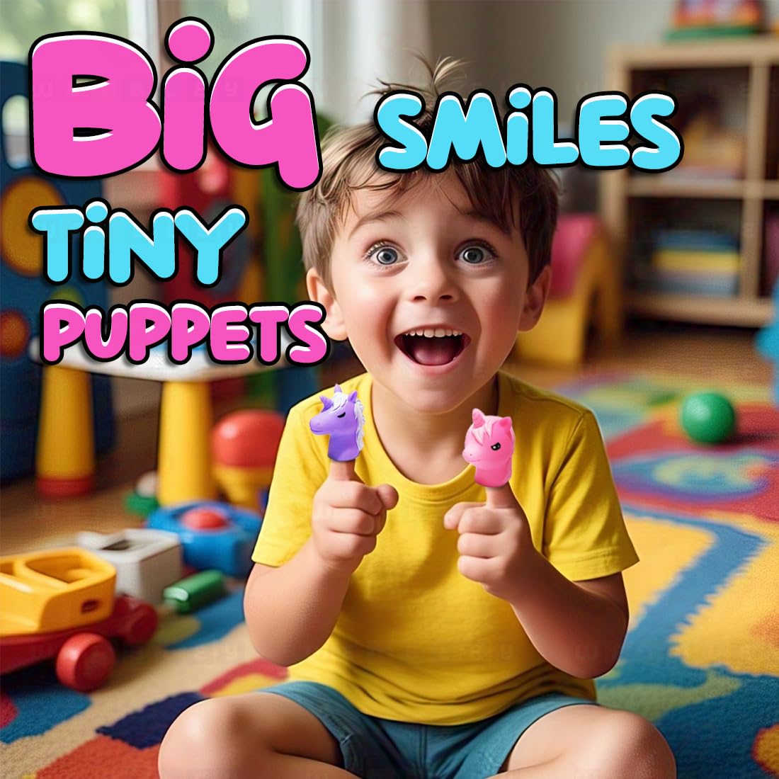 5 PIC Finger Puppets for Kids Soft