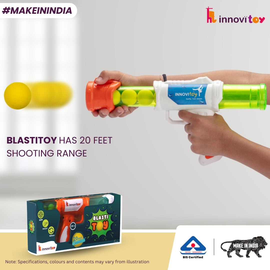Blasti Toy Gun with Six Blaster Balls
