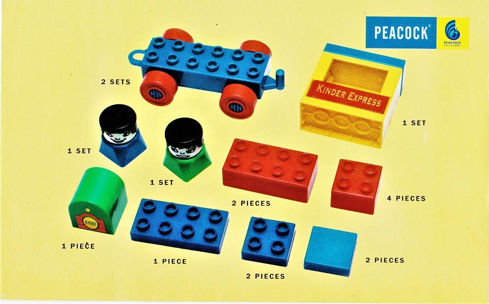 Kinder Block Locomotive Set (Multicolor)