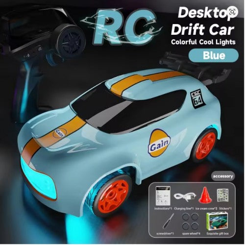1:64 RC Drift Car – 2.4GHz 4WD Mini GTR Racing Car