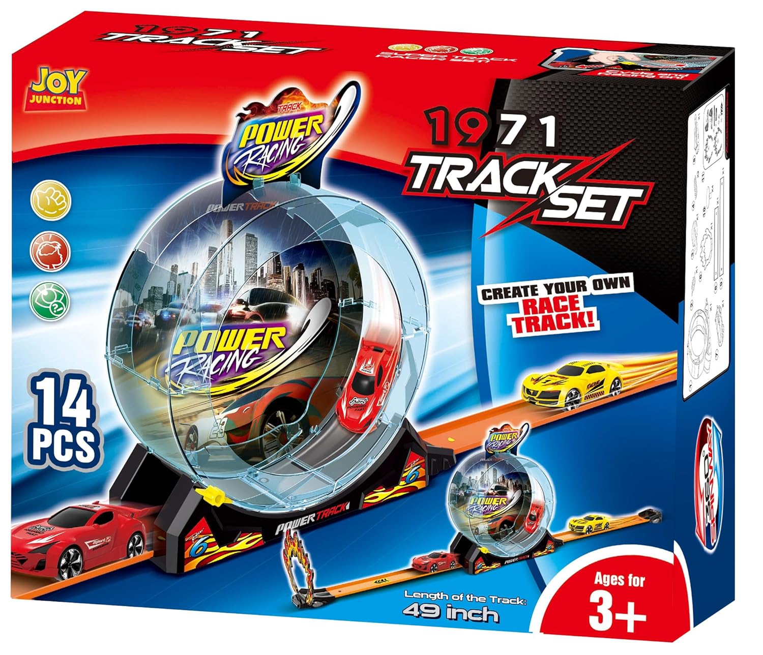 Track Set 14 Pcs – 360° Spinway Loop