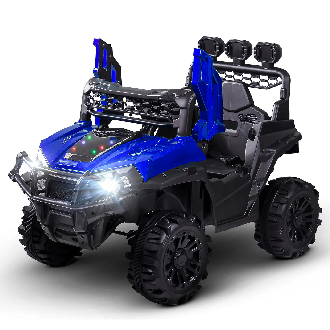 Battery Operated Jeep for Kids (Painted) (BLUE)