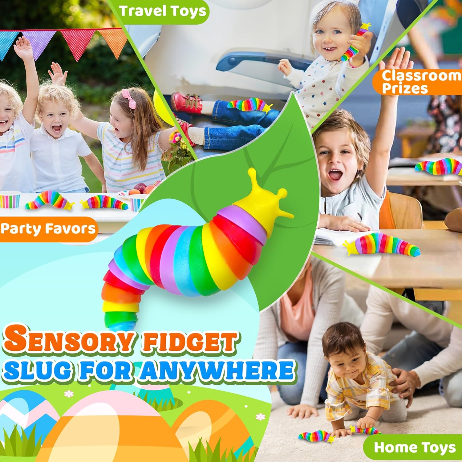 Fidget Slug Sensory Toys