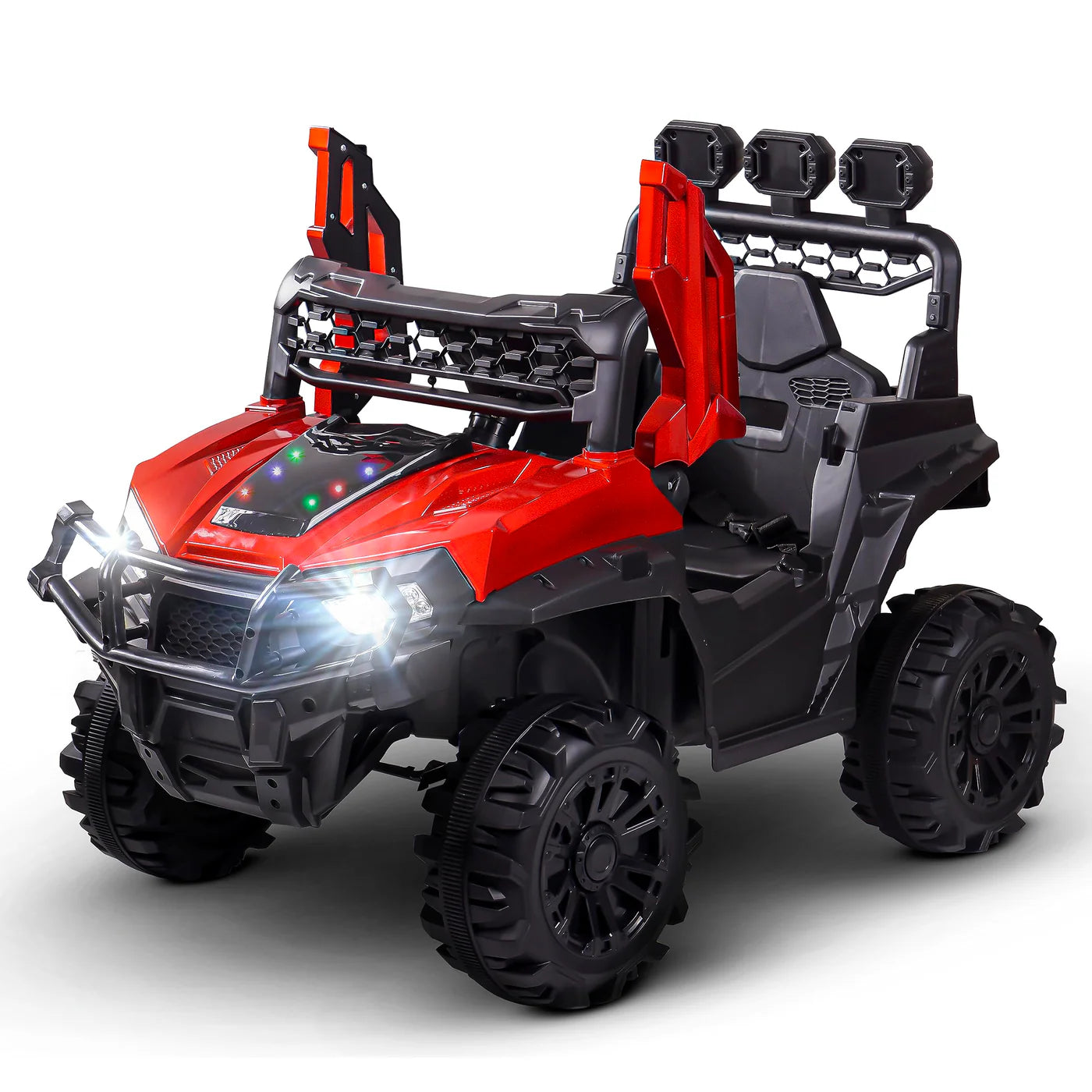 Battery Operated Jeep for Kids (Painted) (RED)