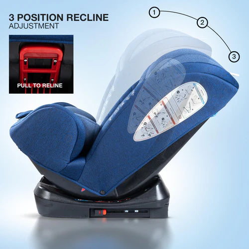 Baby Car Seat Blue (Without Isofix)