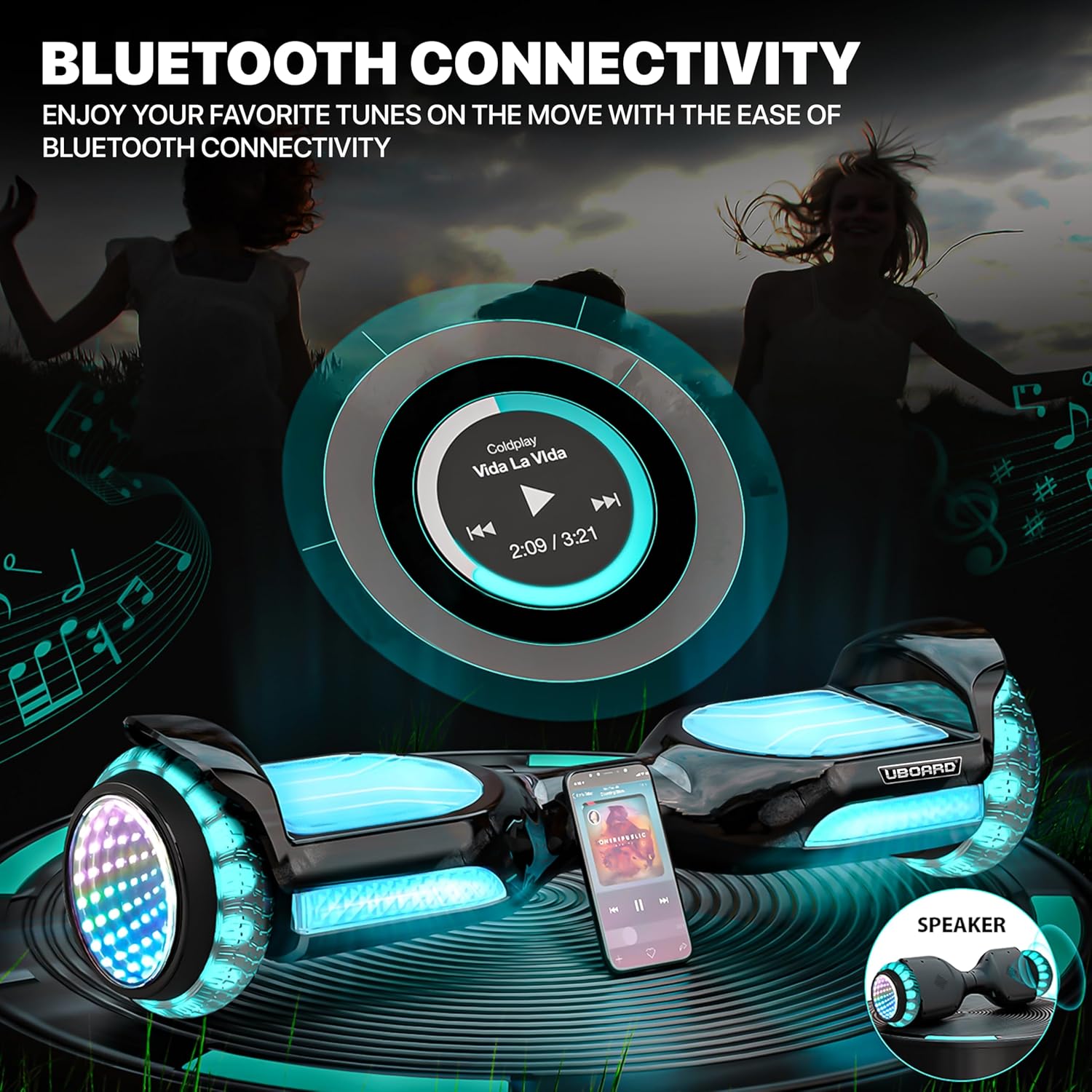 UBOARD Infinity Hoverboard Translucent Shell