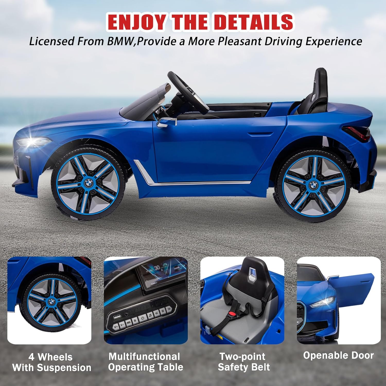 BMW Ride on Car (blue)